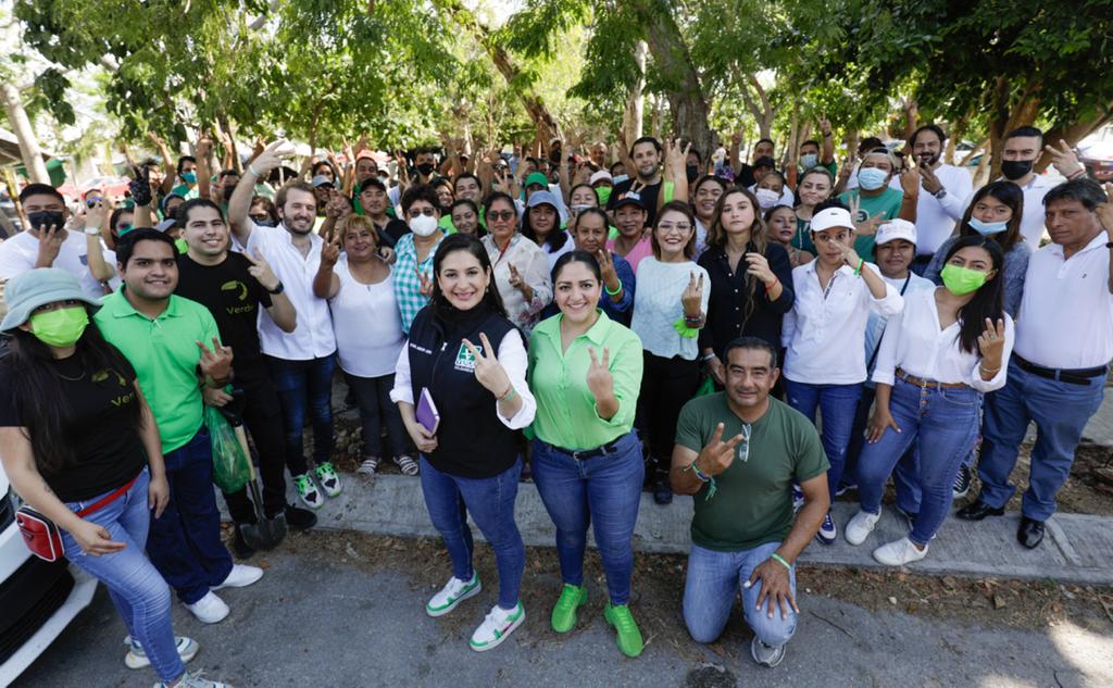 El poder ésta en el pueblo, afirma Estefanía Mercado al iniciar campaña por el distrito 10