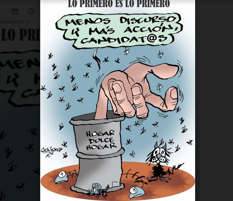 COLINAS: Lo primero es lo primero
