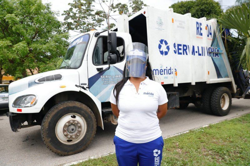 Programan guardias en Ayuntamiento de Mérida; garantizan que servicio de recolección de basura será normal