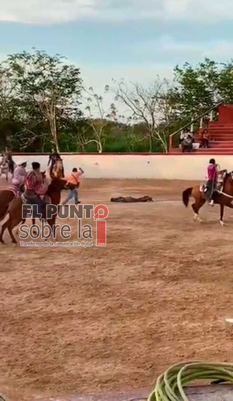 Torneo de Lazo cerca de Mérida concluye con joven debatiéndose entre la vida y la muerte
