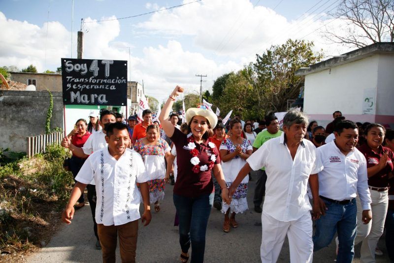 Mejor calidad de vida ofrece Mara Lezama a las familias de la zona Maya