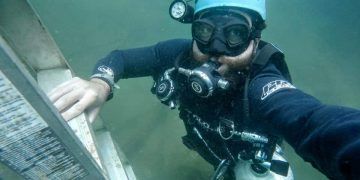 Hasta una escalera sacaron del Cenote Zaci