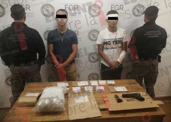 Aseguran inmueble y detienen a tres personas, durante cateo en Playa del Carmen