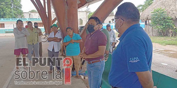 CAPA atiende problema de contaminación de agua potable en comunidad de Lázaro Cárdenas