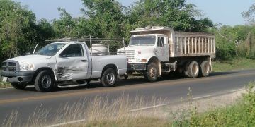 Otro volquete involucrado en accidente vial en Valladolid