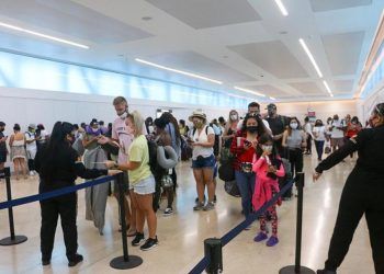 El aeropuerto de Cancún, con 460 operaciones mediante 32 aerolíneas para hoy