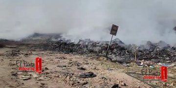 Voraz e incontrolable incendio en el basurero municipal, se enfrenta desde ayer en Valladolid