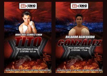Lista la cartelera de función de Boxeo en Chetumal