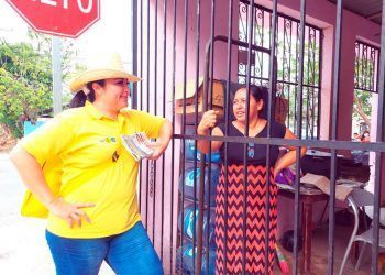 Bibian Castillo muestra propuestas claras en nueva visita al distrito 06 de Q.Roo