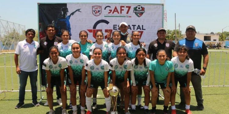 Club Amigas gana la Copa Estatal GAF7 en la rama femenil