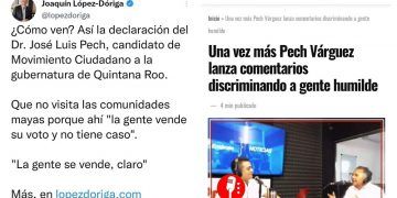 Las declaraciones del Dr. Pech levantan, pero comentarios negativos en su contra