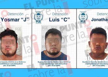 Detienen a tres sujetos involucrados en asesinar a dos hombres y lesionar a una mujer en Cancún
