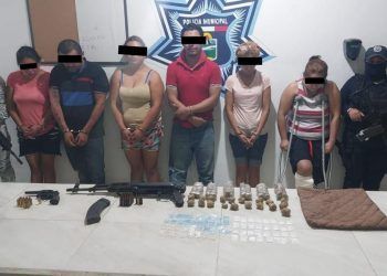 COBRABAN DERECHO DE PISO EN TULUM: Policía municipal detuvo a presuntos integrantes del cartel de Los Pelones