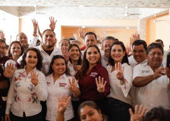 Estefanía Mercado afirmó que con trabajo en equipo y el poder del pueblo construye el proyecto de transformación
