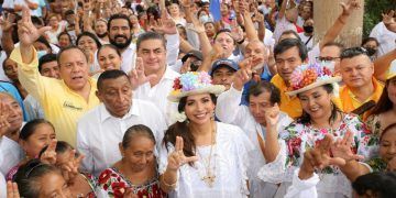 «Primero son los mayas», asegura Laura Fernández al ser nombrada «Nojoch Xunáan»