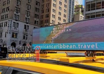 Destinos turísticos de Q.Roo, promovidos en tres mil taxis en Nueva York y Chicago
