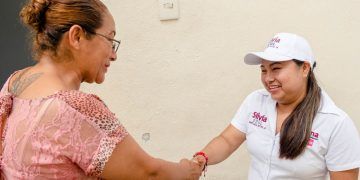 Seguridad y mejor servicio de agua potable, objetivos de Silvia Dzul en Villas del Sol