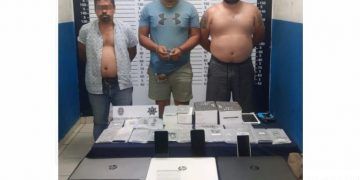Capturan a trío de ladrones, tras rápida reacción policial en Playa del Carmen