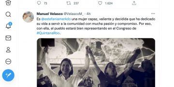 Manuel Velasco respalda a Estefanía Mercado, el pueblo estará bien representando en el Congreso