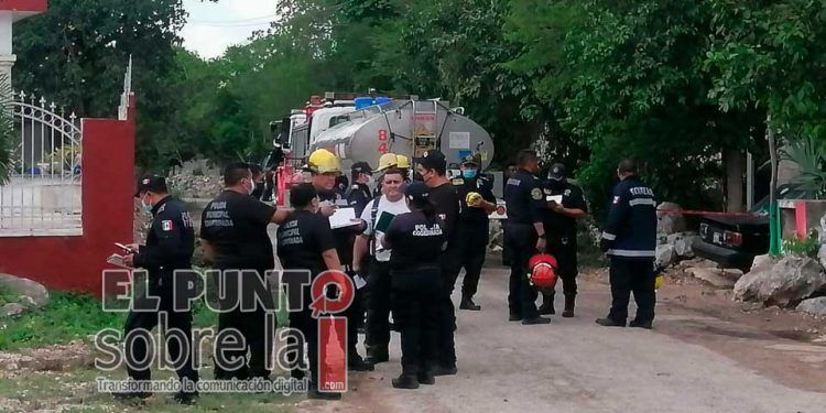 Incendio generó explosión en casa que guardaba pirotecnia en Hocabá, Yucatán