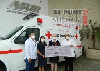 Grupo Aeroportuario del Sureste entrega donativo anual a la Cruz Roja de Mérida