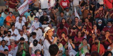 Mara Lezama arrancó en Cozumel su gira de agradecimiento, su compromiso “No les voy a fallar”