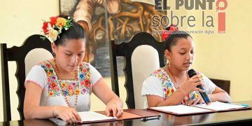 Cabildo Infantil rinde protesta en Felipe Carrillo Puerto