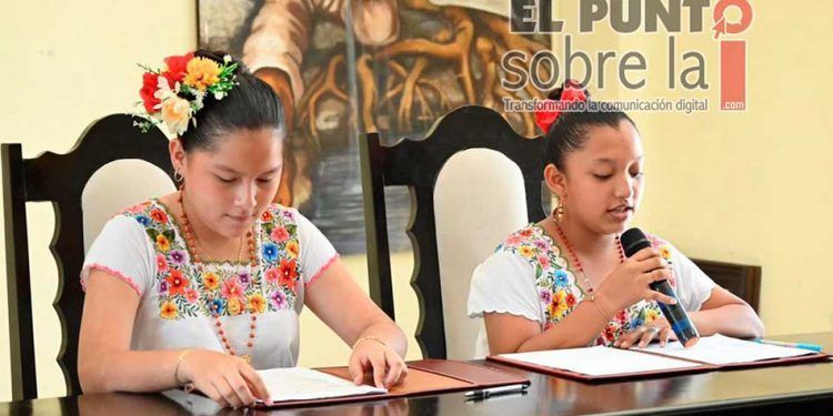 Cabildo Infantil rinde protesta en Felipe Carrillo Puerto