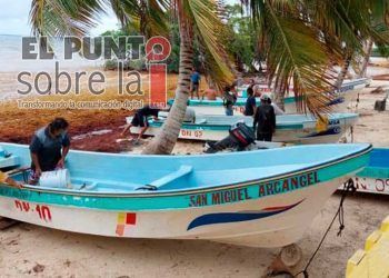 Efectos de Agatha impactan a pescadores de zona costera de Felipe Carrillo Puerto