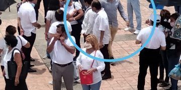 Gerardo “El Platanero” politiza contra Morena manifestación de locatarios