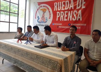 Integrantes del movimiento antorchista de Quintana Roo piden apoyo a fiscalía por presuntas amenazas de muerte