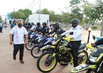 Ayuntamiento de José María Morelos refuerza seguridad con 17 motopatrullas