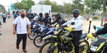 Ayuntamiento de José María Morelos refuerza seguridad con 17 motopatrullas
