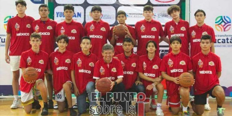 Selección mexicana de básquetbol U-15 se prepara en Yucatán previo a centroamericano en Puerto Rico