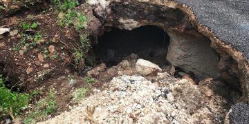 Aparece socavón en Valladolid