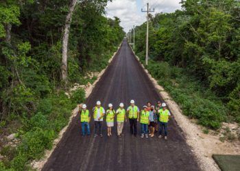 Tulum: entrega Marciano Dzul nuevo acceso a relleno sanitario