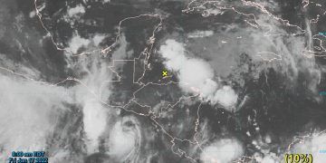 Se pronostica lluvia por zona de baja presión frente a las costas de Quintana Roo