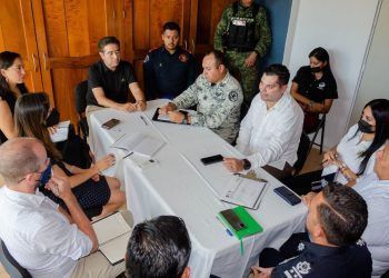 Cónsules de Australia y Nueva Zelanda sostienen reunión con la Policía de Tulum