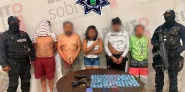 Capturan a cinco individuos relacionados al narcomenudeo y extorsión en Tulum