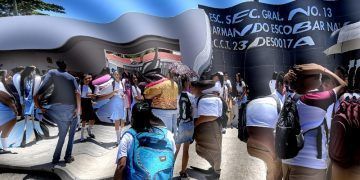 Mil 600 alumnos de la secundaria Armando Escobar Nava fueron enviados a casa
