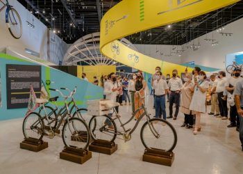 Compañía transportista participa en exposición dedicada a la bicicleta en Yucatán
