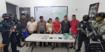 DESARTICULAN A PRESUNTA ORGANIZACIÓN DELICTIVA EN TULUM: Detienen a 7 con más de 250 dosis de presunta droga