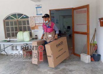 El 93 por ciento de los paquetes electorales ya fueron repartidos