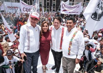 Acude Mara Lezama a encuentro de unidad de MORENA nacional