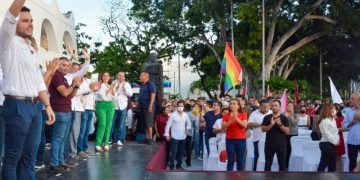 Acompaña Pablo Bustamante, a la Gobernadora Electa, Mara Lezama, en su magno cierre de la gira de agradecimiento