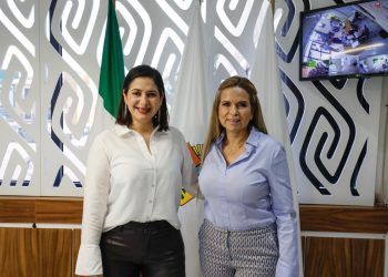 Coordinación total con el ayuntamiento en beneficio del pueblo, se reúnen Estefanía Mercado y Lilí Campos