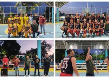 Inauguran segundo torneo de la Liga Municipal de Basquetbol de Primera Fuerza de OPB