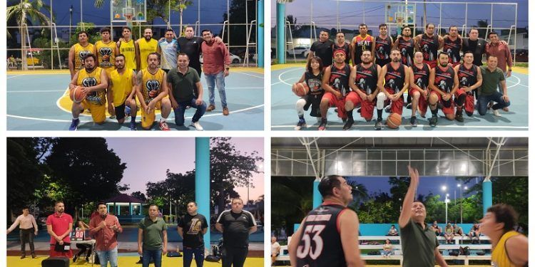 Inauguran segundo torneo de la Liga Municipal de Basquetbol de Primera Fuerza de OPB