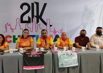 Presentan segunda edición de la Carrera pedestre “21K Chetumal 2022”