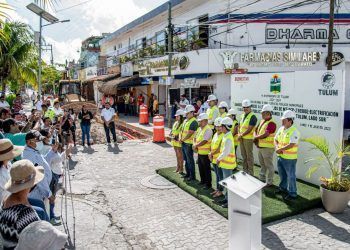 Arrancan obras de electrificación y alumbrado subterráneo en Tulum